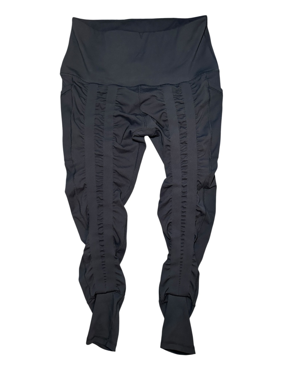 Sweetflexx Resistance Leggings Black High-Rise With Pockets - Women’s Size 12